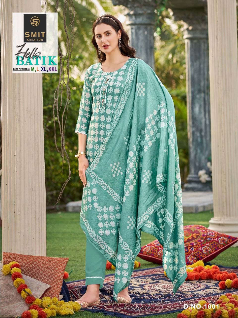 Smit Hello Batik Ethnic Wear Wholesale Cotton Printed Salwar Suit Catalog
